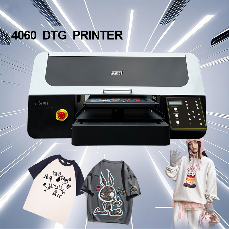 Commercial Dtf Printing Machine - Imprimante numérique pour t-shirts, modèle 4060