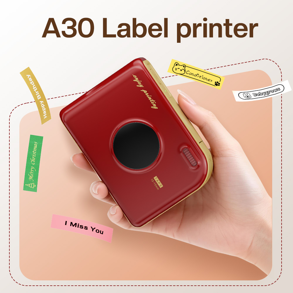 Commercial Photo Printer - Imprimante d'étiquettes Phomemo A30, mini imprimante