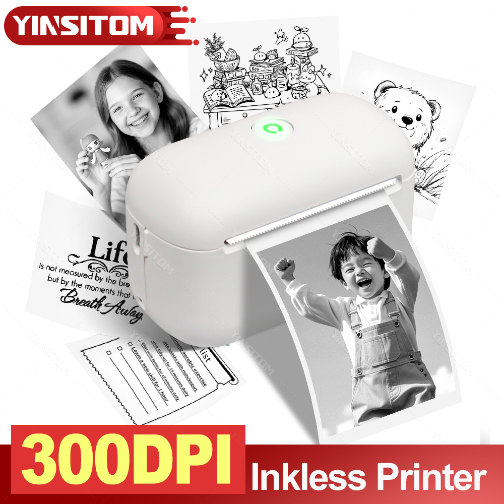 Commercial Photo Printer - F2 HD 300dpi Mini imprimante d'étiquettes