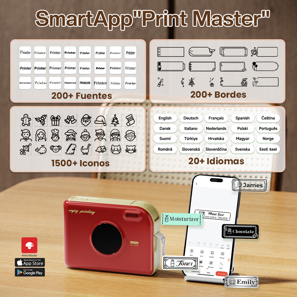 Imprimante d'étiquettes Phomem - Commercial Photo Printer avis et prix