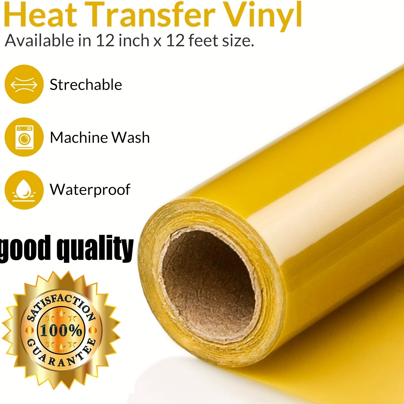 Vinyle thermocollant HTV 12 po - Heat Transfer Vinyl Roll avis et prix