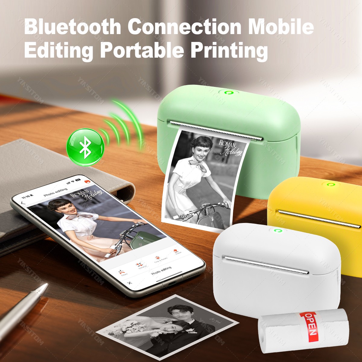 F2 HD 300dpi Mini imprimante d - Commercial Photo Printer avis et prix