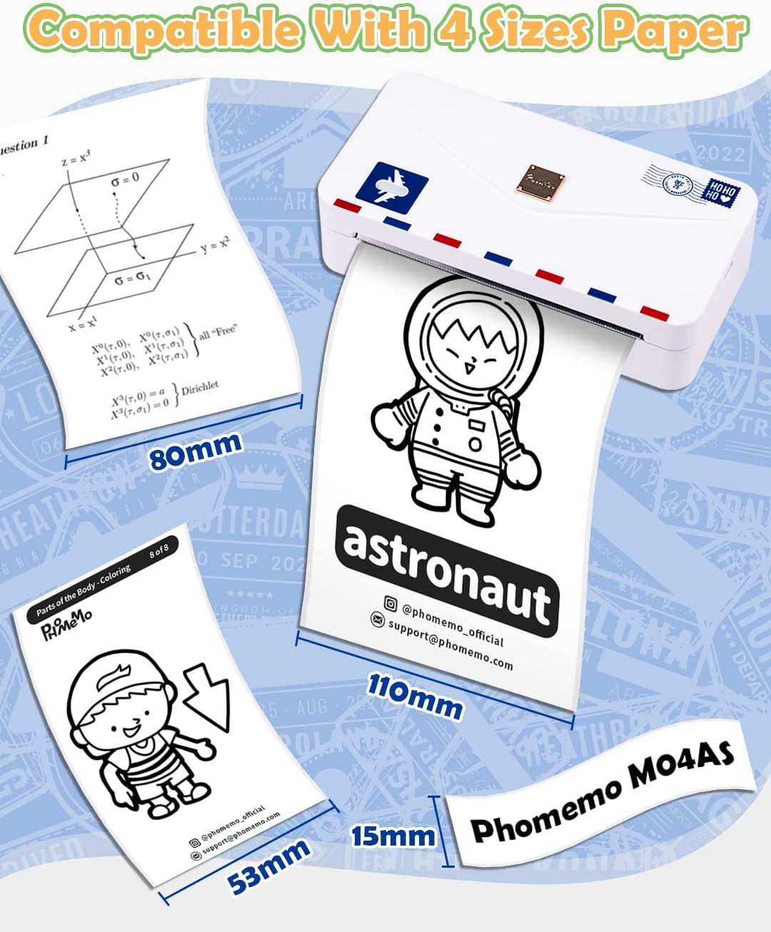 Phomemo-Imprimante photo sans  - Commercial Photo Printer avis et prix